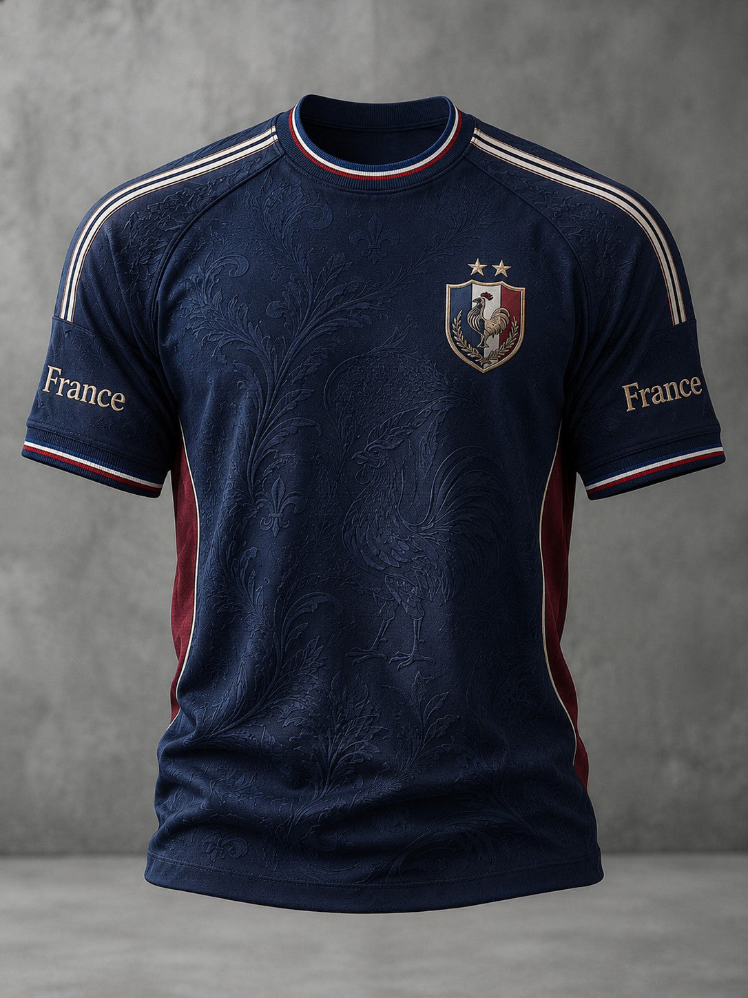 T-shirt homme France Football imprimé
