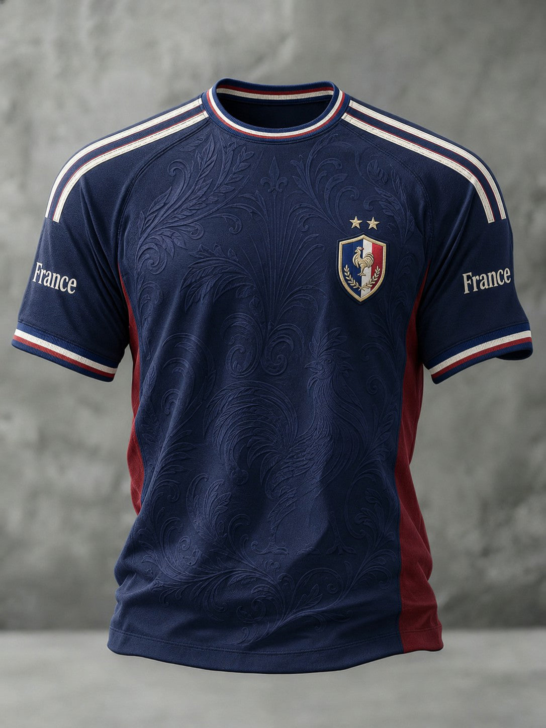 T-shirt homme France Football imprimé