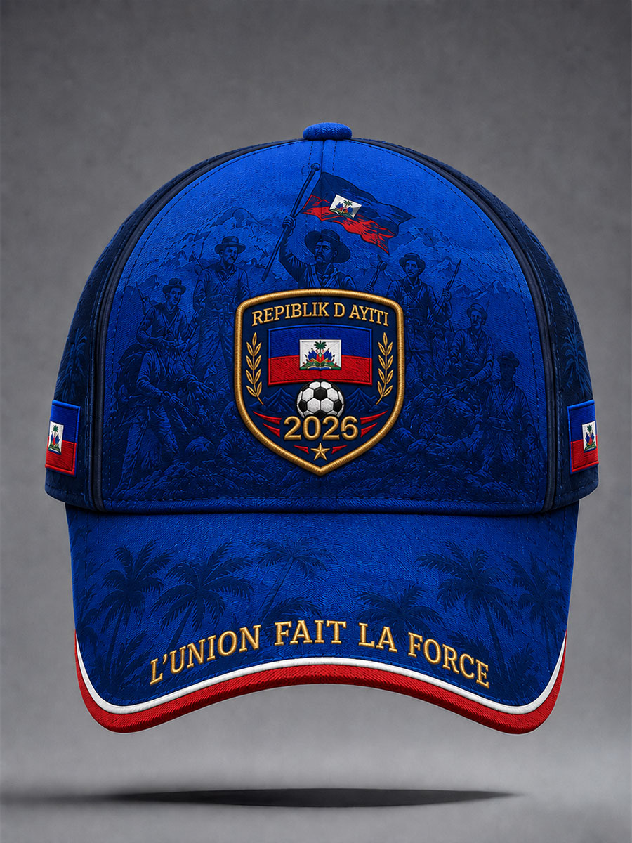 Haiti Soccer Unisexe Chapeaux