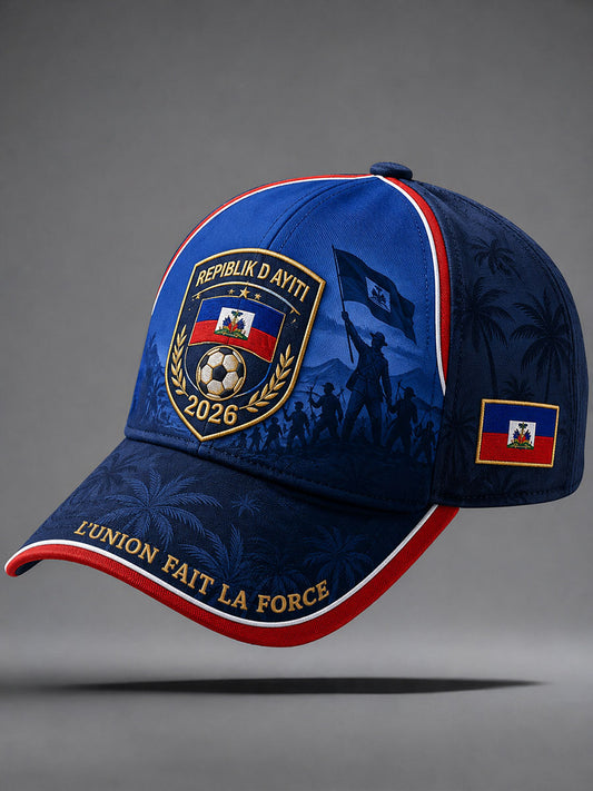 Casquettes unisexes de football haïtien
