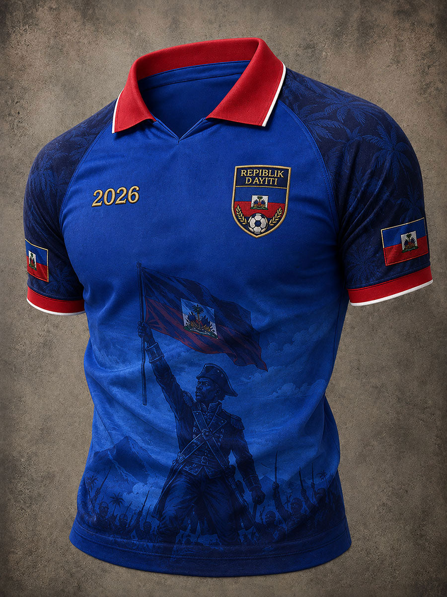 Hauts 2026 Haiti Soccer pour hommes