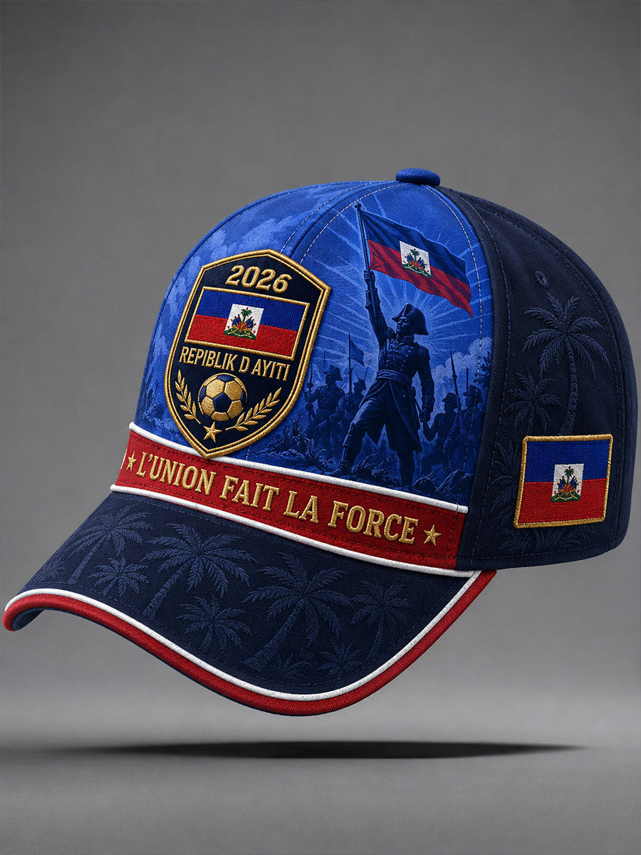 Casquettes unisexe de football Haïti 2026