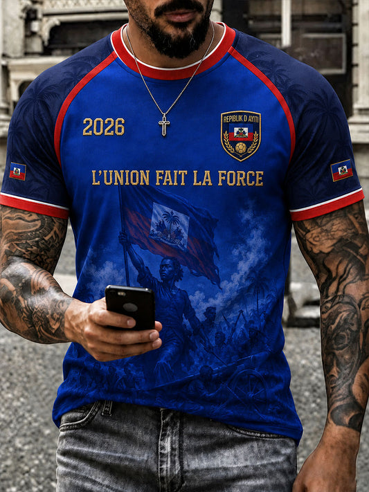 T-shirts de football Haïti 2026 pour hommes