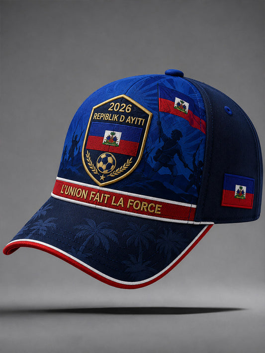 Casquettes unisexe de football Haïti 2026