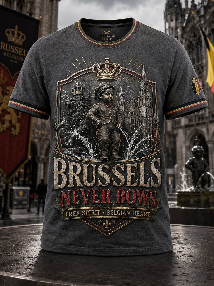 T-shirt pour la fête nationale de la Belgique, motif artistique à l’effigie de bières, pour hommes
