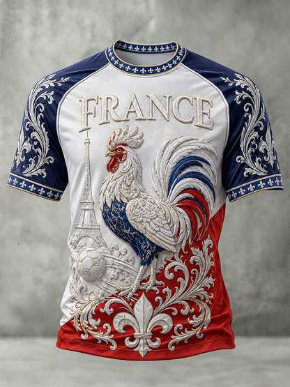 T-shirt manches courtes France Football pour homme