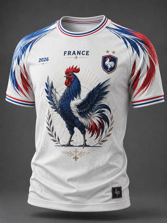 T-shirt homme imprimé France Football