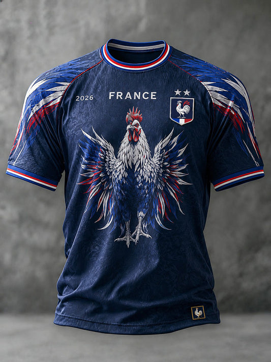 T-shirt homme imprimé France Football