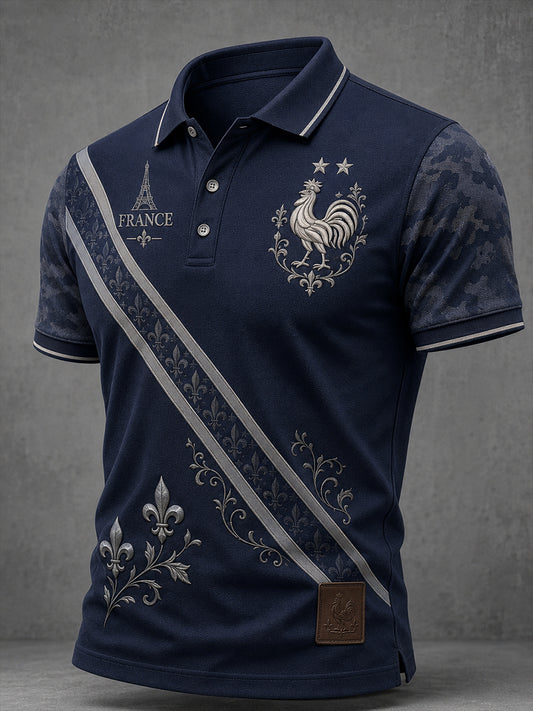 T-shirt manches courtes de football pour hommes, France