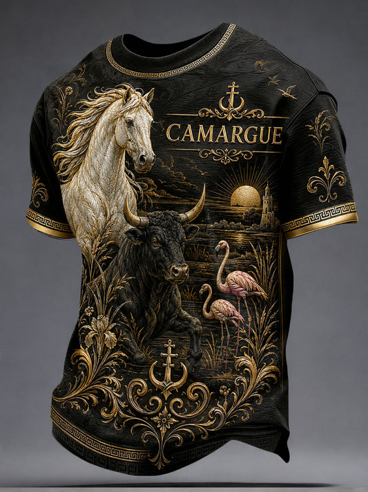 T-shirt à manches courtes Camargue pour homme