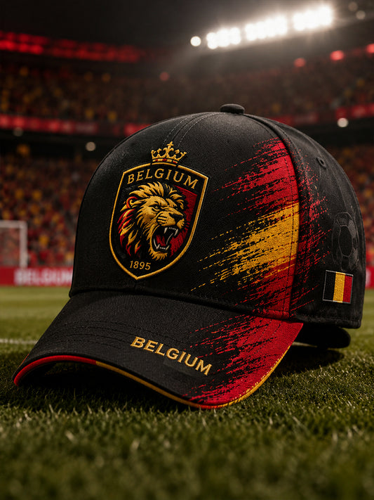 Chapeau pour homme à motif footballistique