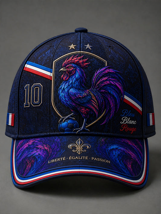 Casquette de football France unisexe