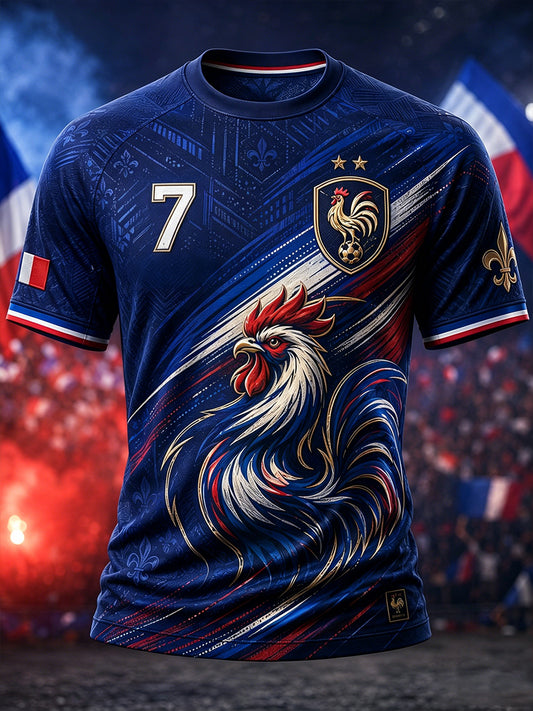 T-shirt manches courtes France Football pour homme