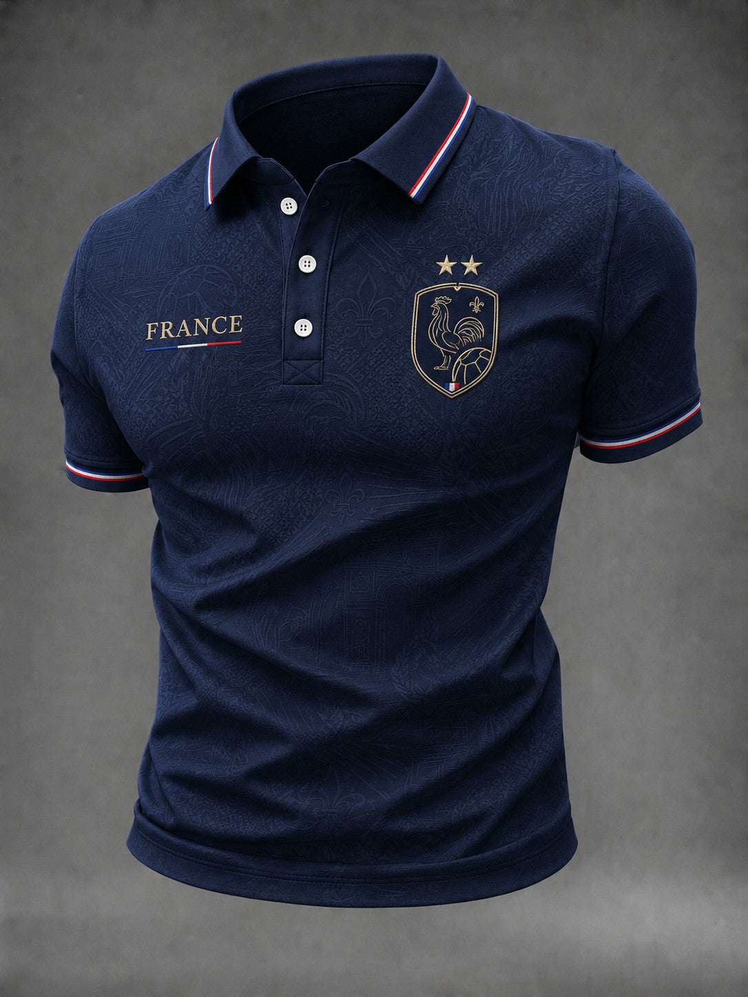 Chemise pour hommes imprimée France Football