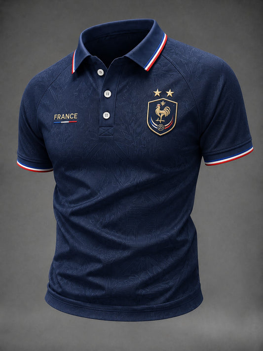 Chemise pour hommes imprimée France Football