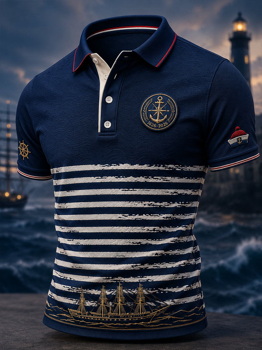 T-shirt manches courtes French Navy Homme