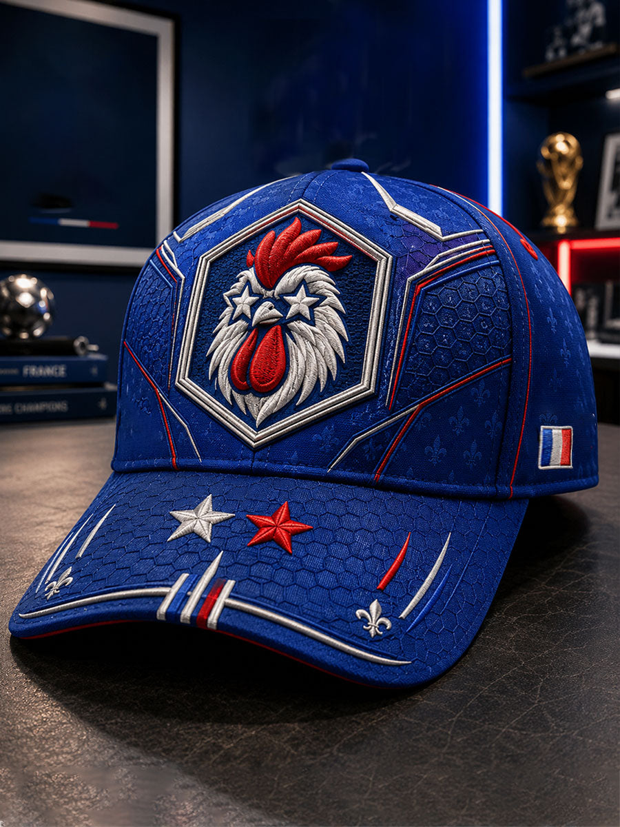 Unisexe France Funny Stars Football Amant Imprimé Chapeau