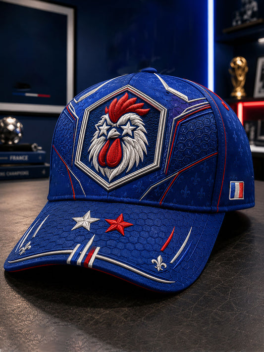 Unisexe France Funny Stars Football Amant Imprimé Chapeau