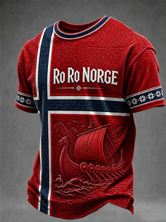 T-shirt à manches courtes Ro Ro Norge Homme