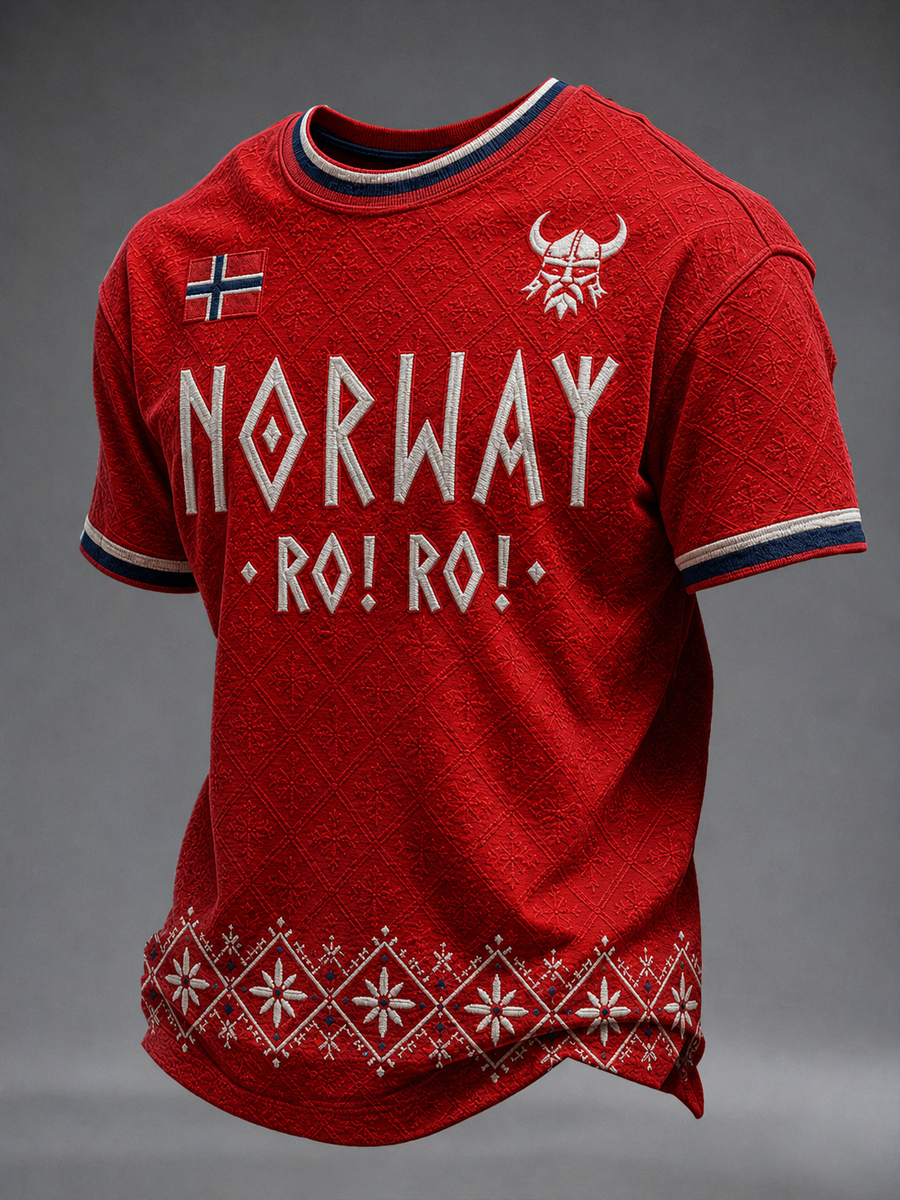 Hommes Ro! Ro! Tee-shirt manches courtes Norvège