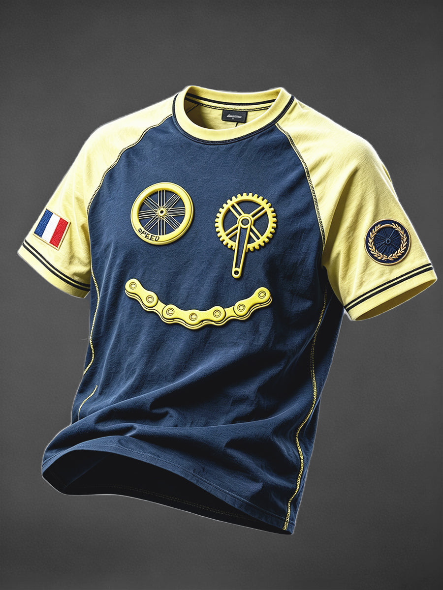 Tee-shirt Homme Léger Thème Français 'Tour de France'