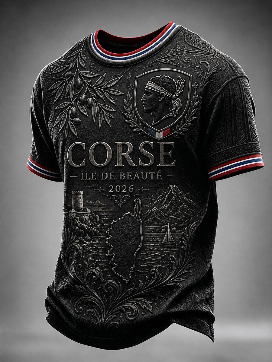 T-shirt manches courtes Corsica Homme