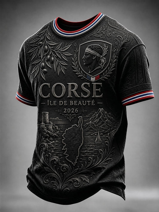 T-shirt manches courtes Corsica Homme