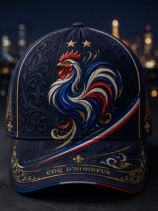 Chapeau de commémoration patriotique française unisexe