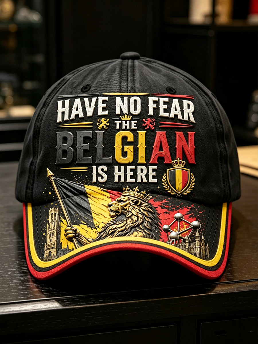 Chapeau imprimé de la Fête nationale belge unisexe