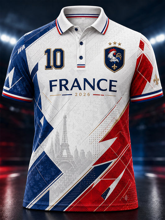 Chemise à manches courtes French Patriotic Commemoration's pour homme