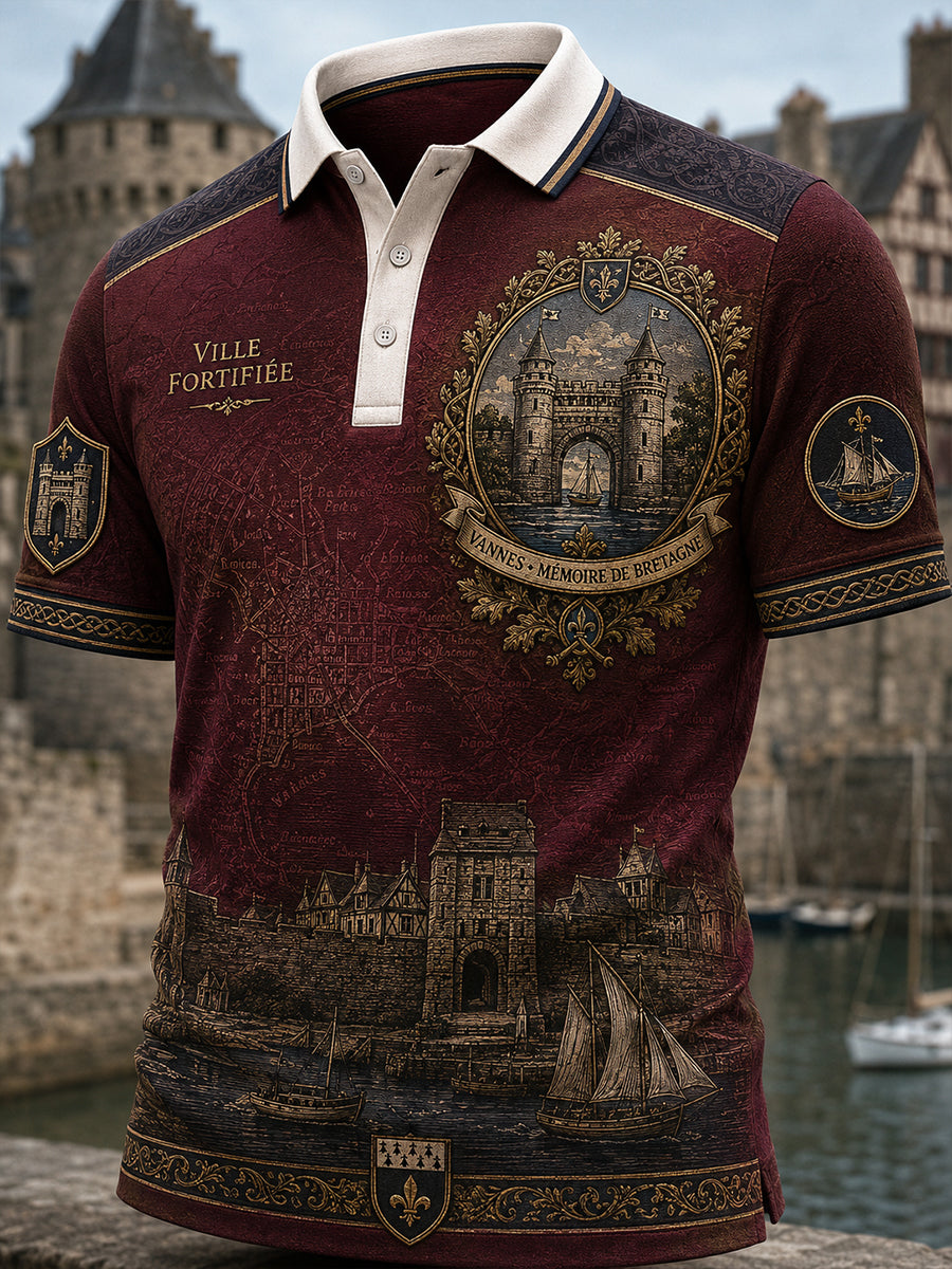 T-shirt à manches courtes pour homme, Bretagne, France