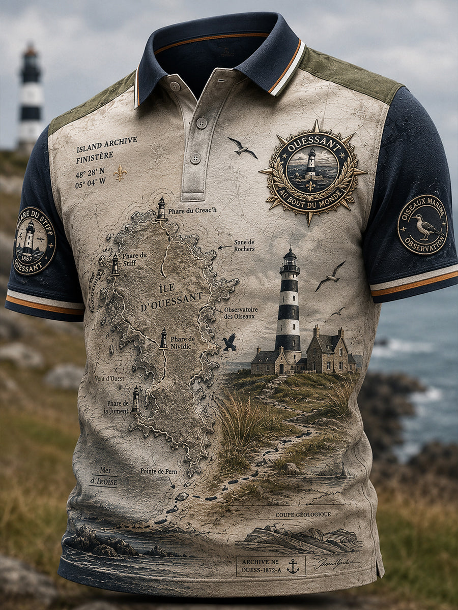 T-shirt à manches courtes pour homme, Bretagne, France