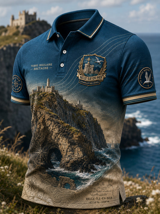 T-shirt à manches courtes pour homme, Bretagne, France