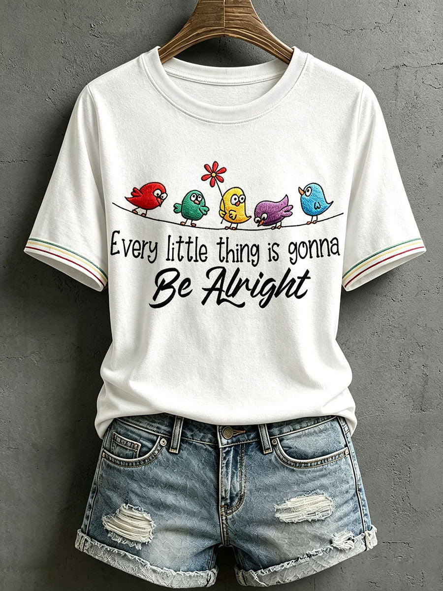 T-shirt pour femmes «Tout va bien se passer»