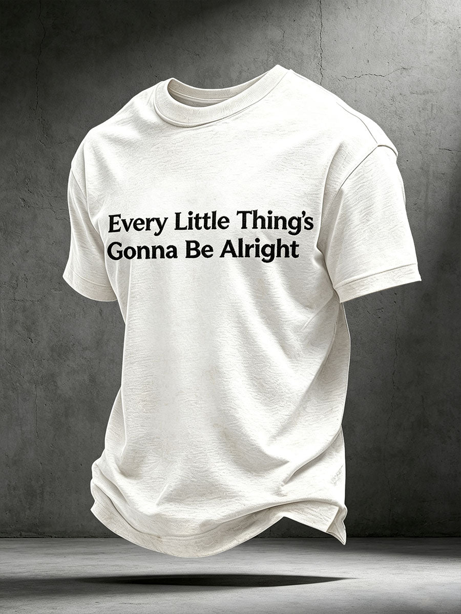 T-shirt pour hommes «Tout va bien se passer»