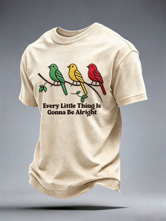 T-shirt Every Little Thing Is Gonna Be Alright pour homme