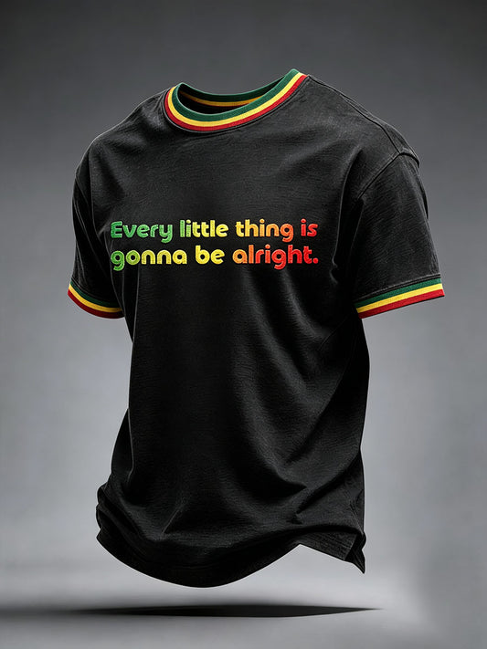 T-shirt Every Little Thing Is Gonna Be Alright Homme