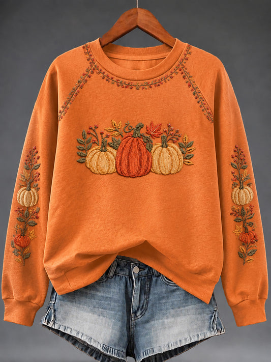Femmes Automne Art Imprimer Sweatshirt