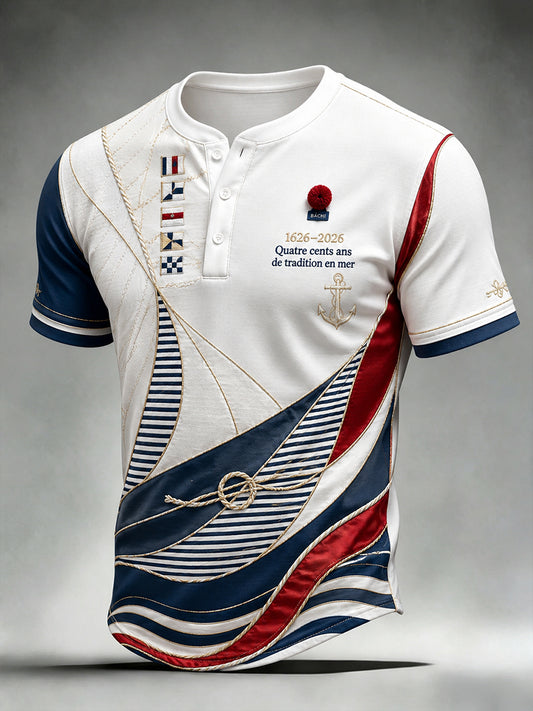 T-shirt manches courtes French Navy Homme