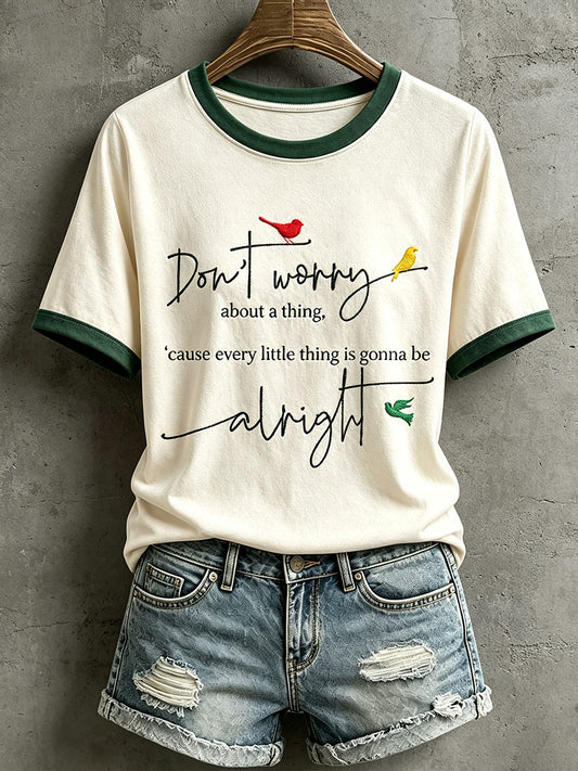 T-shirt pour femmes «Tout va bien se passer»