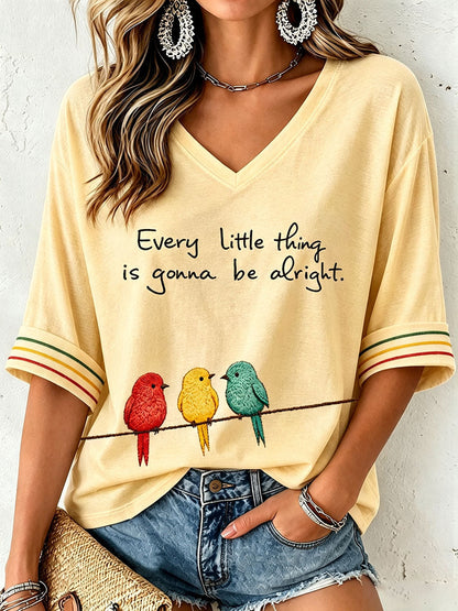 T-shirt pour femmes «Tout va bien se passer»
