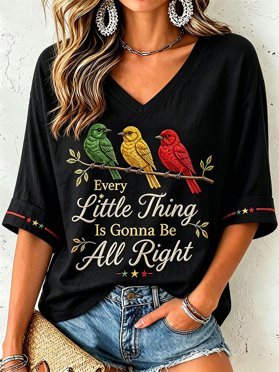T-shirt pour femmes «Tout va bien se passer»