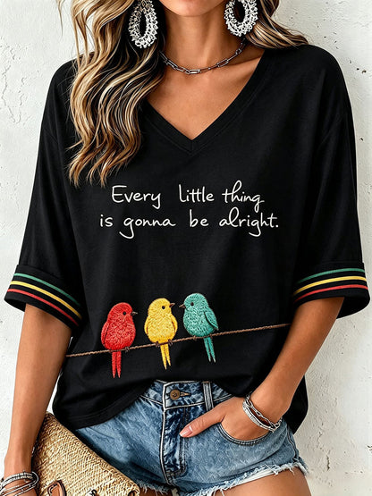 T-shirt pour femmes «Tout va bien se passer»