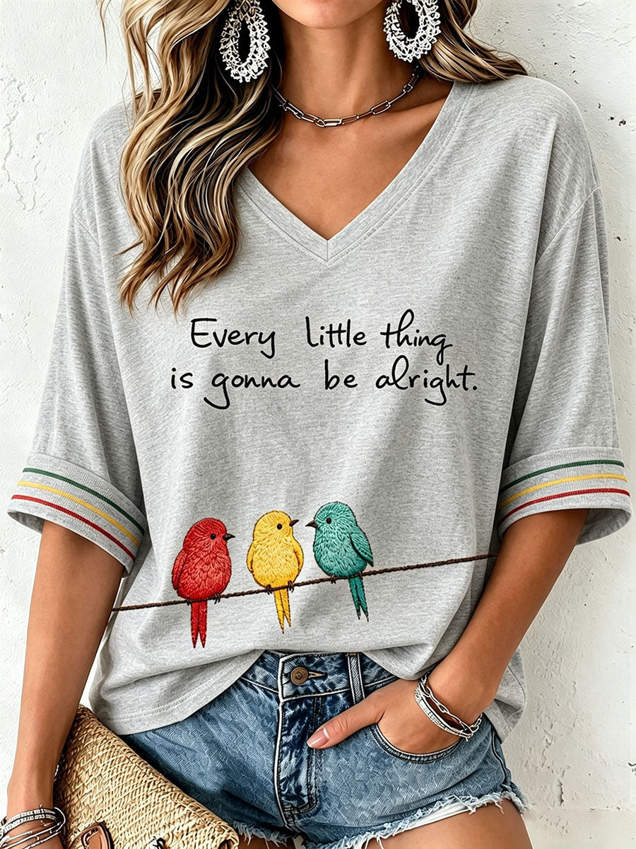 T-shirt pour femmes «Tout va bien se passer»