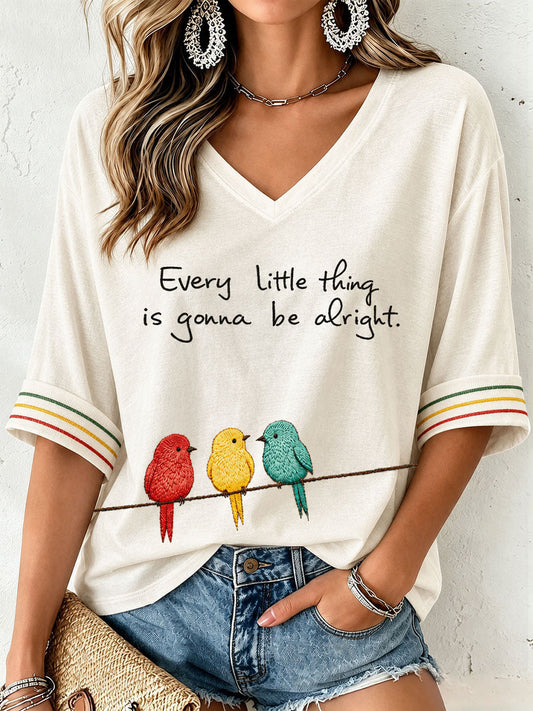 T-shirt pour femmes «Tout va bien se passer»