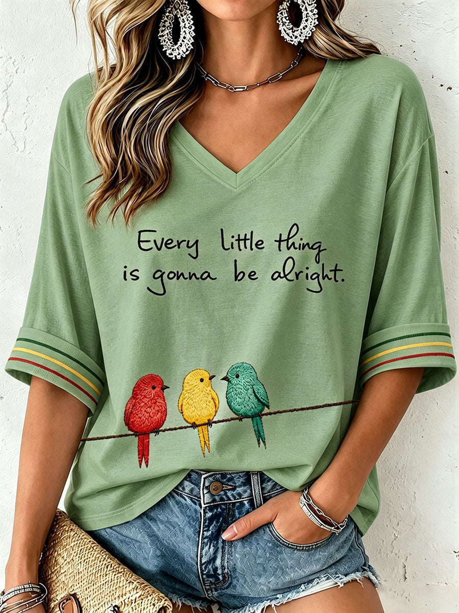 T-shirt pour femmes «Tout va bien se passer»