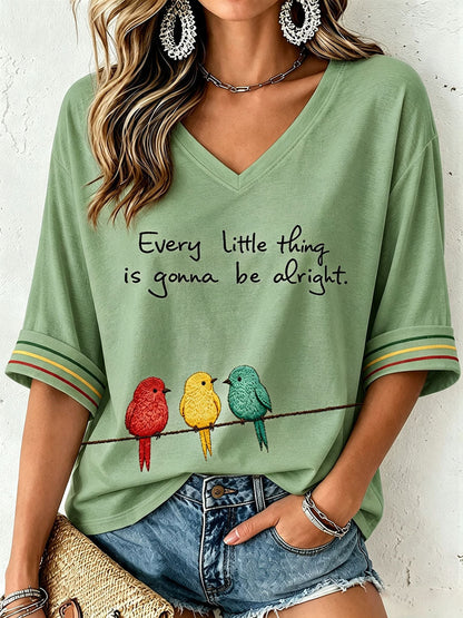 T-shirt pour femmes «Tout va bien se passer»