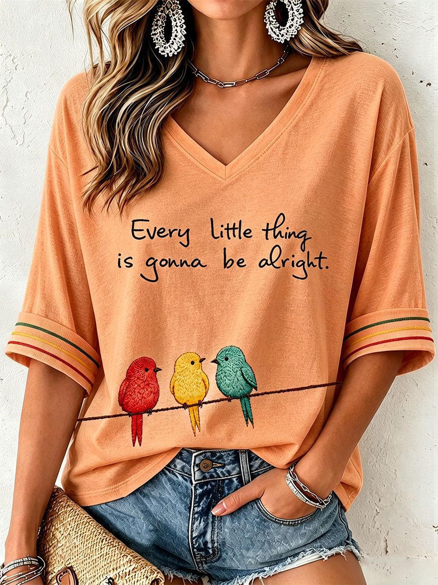 T-shirt pour femmes «Tout va bien se passer»