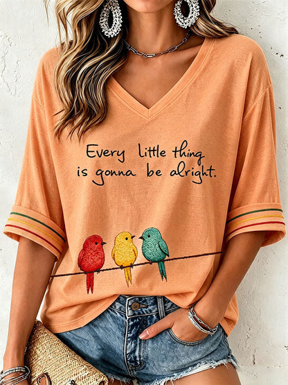 T-shirt pour femmes «Tout va bien se passer»