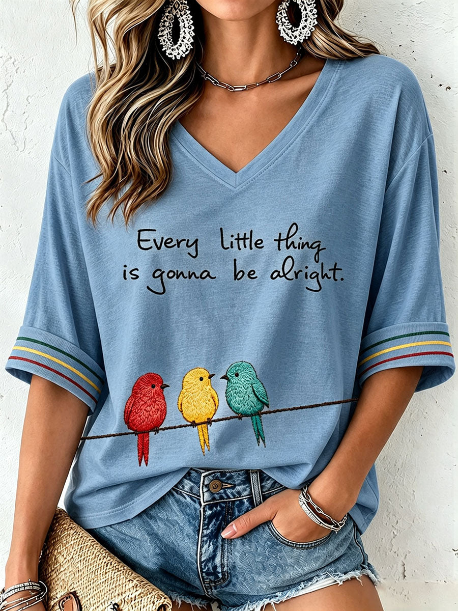 T-shirt pour femmes «Tout va bien se passer»
